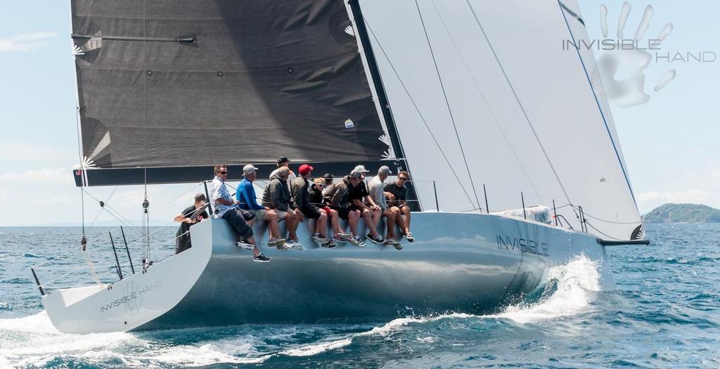  - Invisible Hand on sea trials in the Hauraki Gulf, January 2017 © Darren McManaway