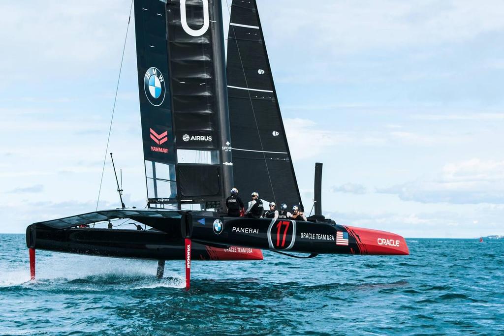 Oracle Team USA - America's Cup Practice racing in AC45-S -, January 2017 photo copyright Americas Cup Media www.americascup.com taken at  and featuring the  class