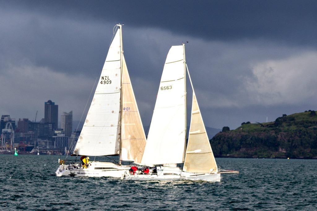Marshall Law and Truxton, SSANZ Triple Series race photo copyright Deb Williams taken at  and featuring the  class