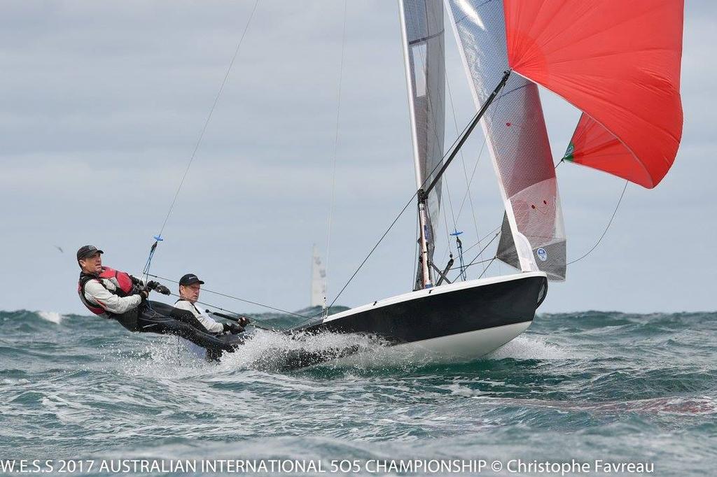 Sandy Higgins and Paul Marsh took out this year's 505 Nationals. - W.E.S.S Australian 505 Championship photo copyright Christophe Favreau http://christophefavreau.photoshelter.com/ taken at  and featuring the  class