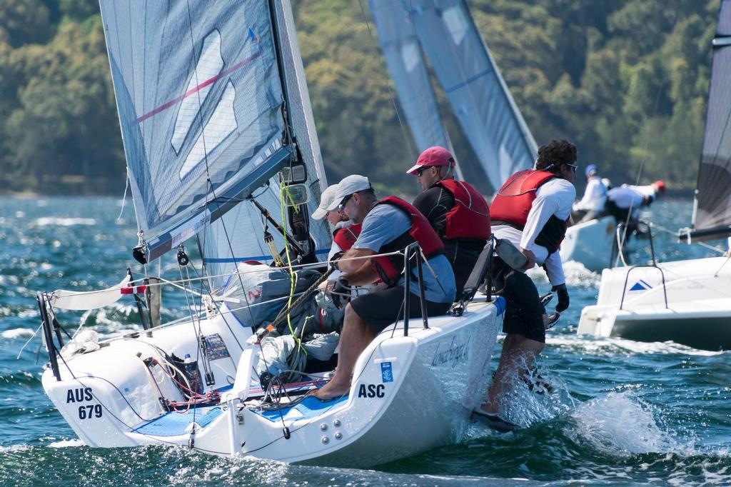 South Australian boat Kowabunga in action at last year's national championship. - Helly Hansen Australian Melges 24 Championship photo copyright Ally Graham taken at  and featuring the  class
