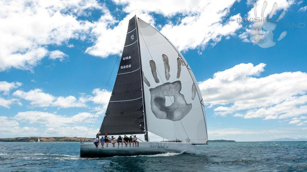 Invisible Hand is fitted with Hall Spars and Riggings next generation mast photo copyright Darren McManaway taken at  and featuring the  class