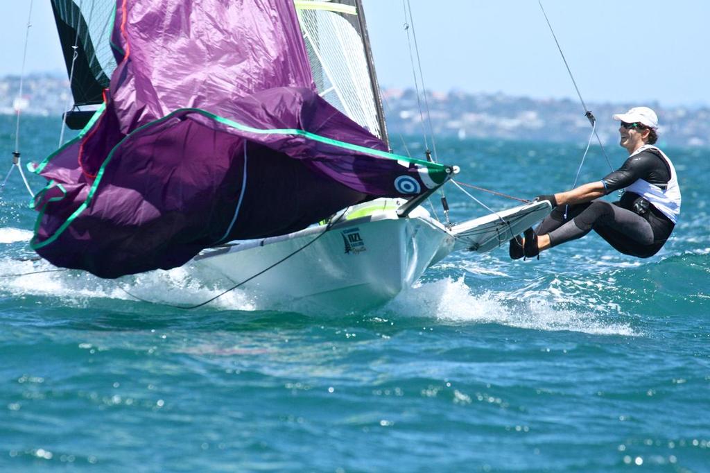 49er - Oceanbridge NZL Sailing Regatta - Day 1 photo copyright Richard Gladwell www.photosport.co.nz taken at  and featuring the  class