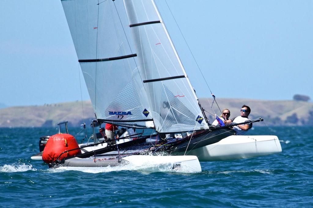 Nacra 17 - Oceanbridge NZL Sailing Regatta - Day 1 photo copyright Richard Gladwell www.photosport.co.nz taken at  and featuring the  class