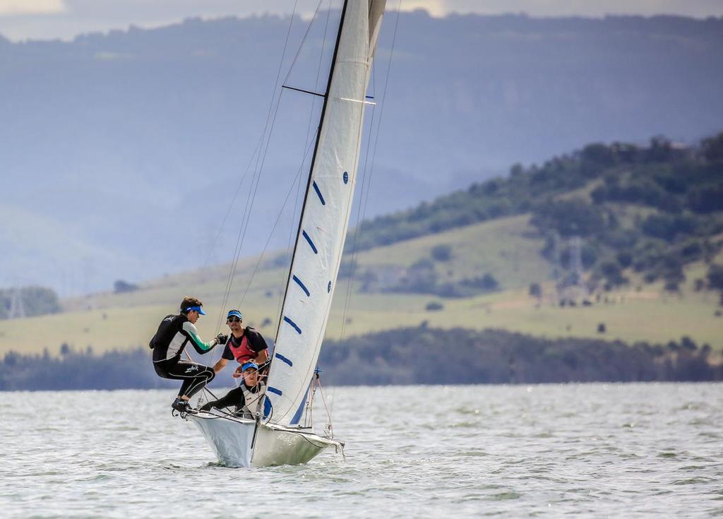 13ft and 16ft Skiff Nationals Lake Illawarra - Race 1 © Michael Chittenden 