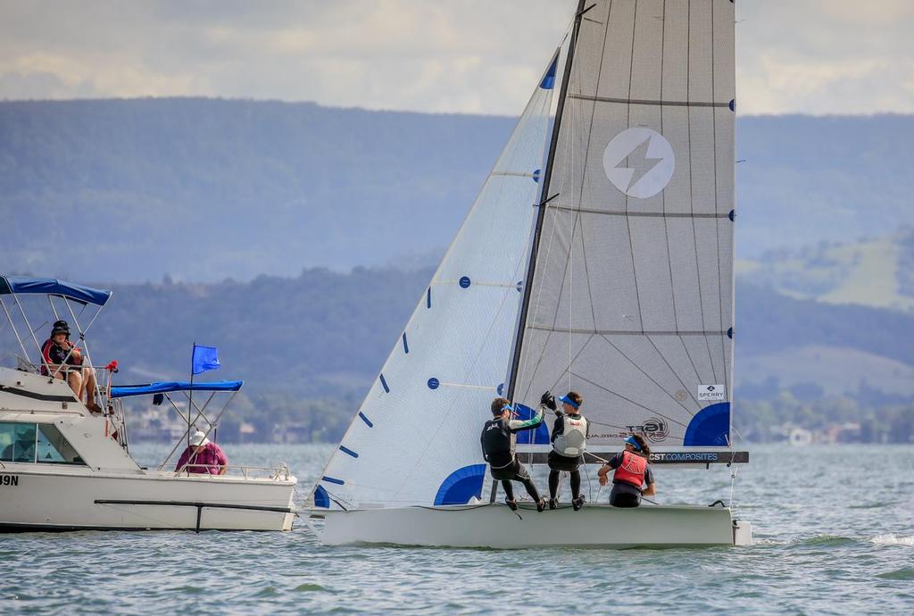 13ft and 16ft Skiff Nationals Lake Illawarra - Race 1 © Michael Chittenden 