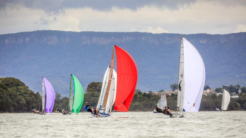 13ft and 16ft Skiff Nationals Lake Illawarra - Race 1 © Michael Chittenden 