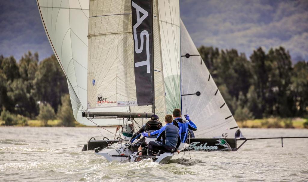 13ft and 16ft Skiff Nationals Lake Illawarra - Race 1 © Michael Chittenden 