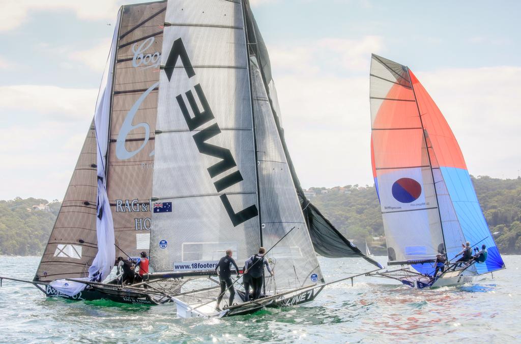 18ft skiffs - Race 2 Australian National titles - January 21, 2017 © Michael Chittenden 