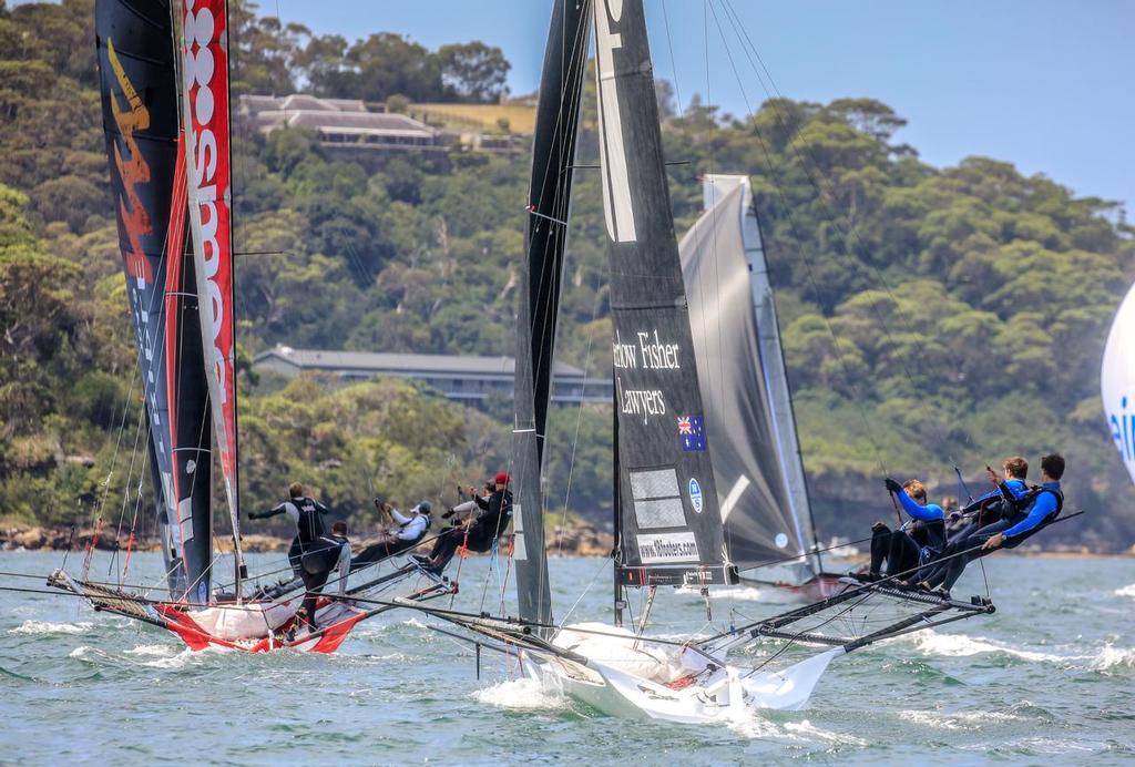 18ft skiffs - Race 2 Australian National titles - January 21, 2017 © Michael Chittenden 