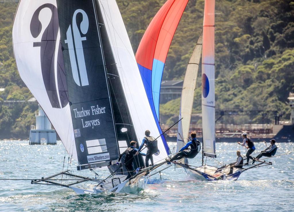 18ft skiffs - Race 2 Australian National titles - January 21, 2017 © Michael Chittenden 