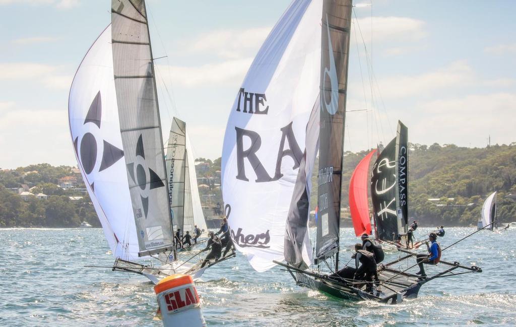 18ft skiffs - Race 2 Australian National titles - January 21, 2017 © Michael Chittenden 