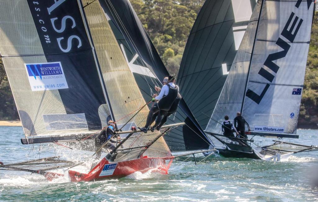 18ft skiffs - Race 2 Australian National titles - January 21, 2017 © Michael Chittenden 
