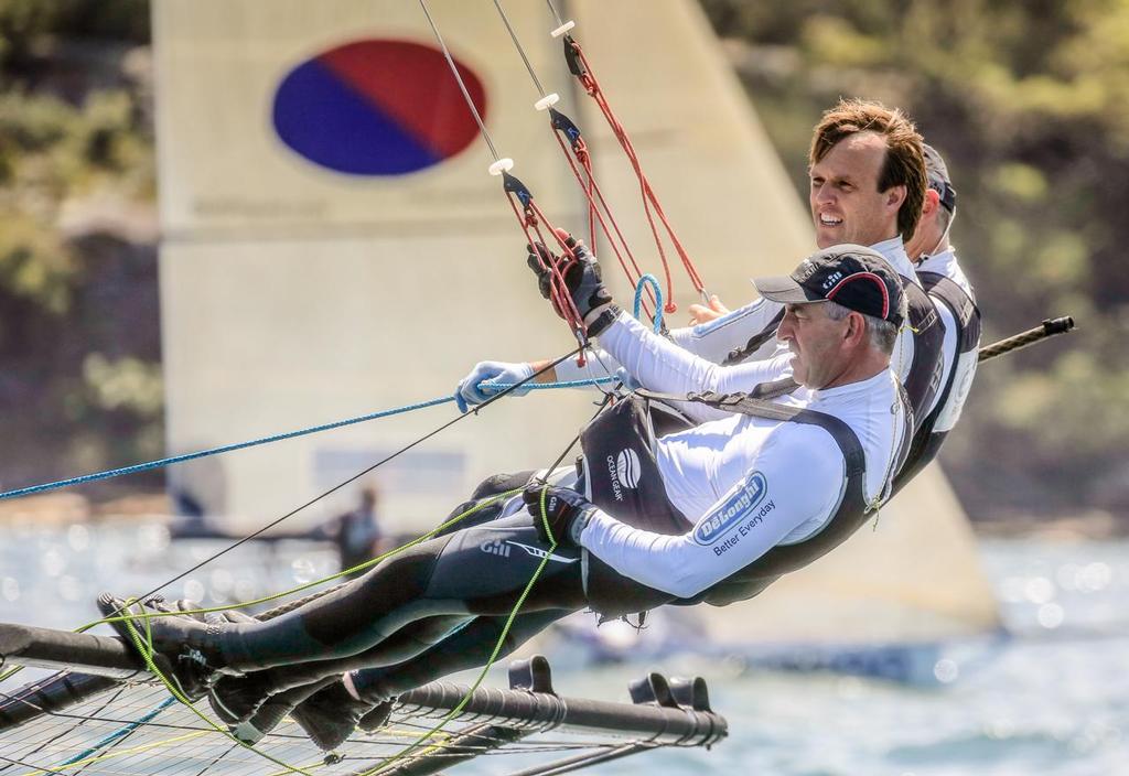  18ft skiffs - Race 2 Australian National titles - January 21, 2017 © Michael Chittenden 