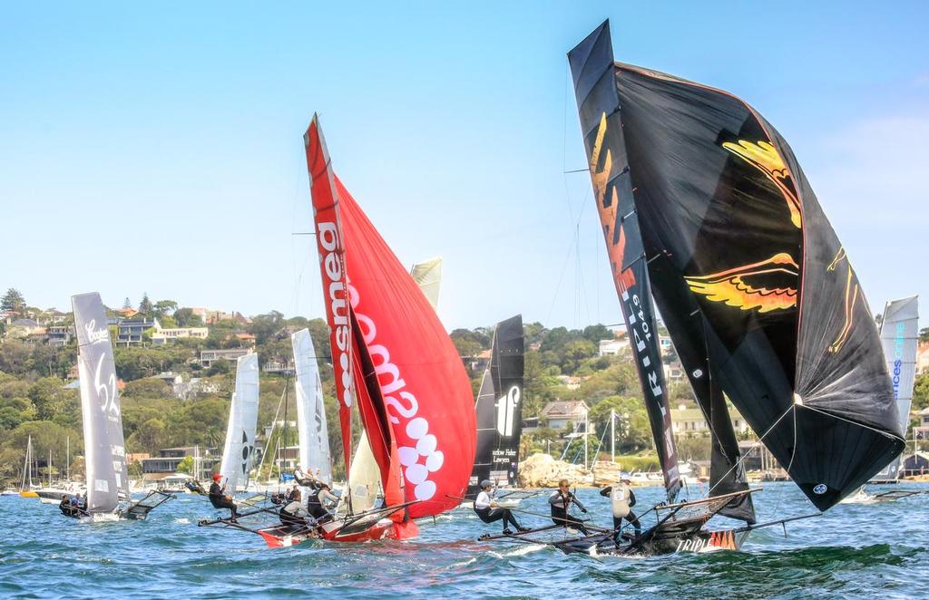 18ft skiffs - Race 2 Australian National titles - January 21, 2017 © Michael Chittenden 