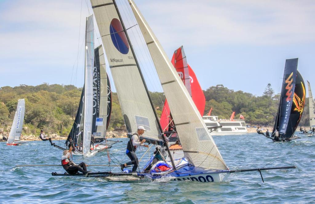 18ft skiffs - Race 2 Australian National titles - January 21, 2017 © Michael Chittenden 
