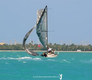 Day 2 – A broken mast for Orion – Quantum Key West Race Week photo copyright Nic Douglass / www.AdventuresofaSailorGirl.com taken at  and featuring the  class