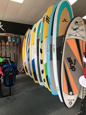 Hobie SUP's at The Water Shed photo copyright The Water Shed taken at  and featuring the  class