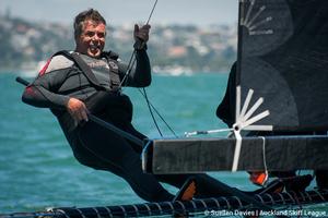 Final day - Yamaha clean sweeps at 18ft Skiff NZL Championship photo copyright Suellen Davies / Auckland Skiff League taken at  and featuring the  class