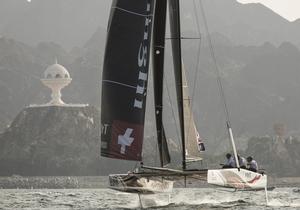 Alinghi, winner of the 2016 Extreme Sailing Series photo copyright Lloyd Images/Extreme Sailing Series taken at  and featuring the  class