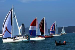 Colour amongst the karsts – The Bay Regatta photo copyright The Bay Regatta taken at  and featuring the  class