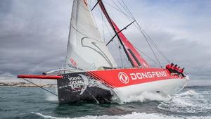 Sea trials onboard Dongfeng as the team enter the final stages of boat preparation before the focus switches to on-the-water training and final crew selection. - Volvo Ocean Race photo copyright Eloi Stichelbaut / Dongfeng Race Team taken at  and featuring the  class