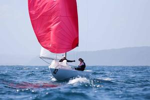 David Edwards' Iron Lotus coming to the finish line - Etchells Australian Championship photo copyright Stephen Collopy / RPAYC taken at  and featuring the  class