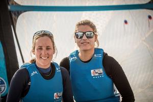 New 49erFX combinations Charlotte Dobson-Saskia Tidey photo copyright Nick Dempsey / British Sailing Team taken at  and featuring the  class
