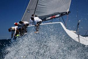 Jeff Carter's Edake second overall at Newcastle – Farr 40 Newcastle OD Trophy photo copyright Allan Coker Photography taken at  and featuring the  class