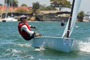Runner up Mark Skelton today - Henning Harders OK Dinghy Nationals 2017 photo copyright Bruce Kerridge taken at  and featuring the  class