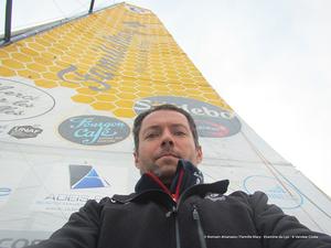 Photo sent from the boat Famille Mary - Etamine du Lys, on January 7th, 2017 photo copyright Romain Attanasio / Famille Mary / Vendée Globe taken at  and featuring the  class