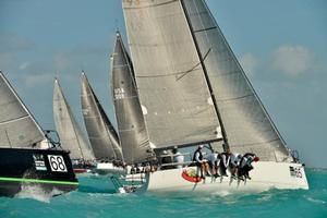 Spaceman Spiff off the start in the J/111 Class - Quantum Key West Race Week photo copyright Quantum Key West Race Week / PhotoBoat.com taken at  and featuring the  class