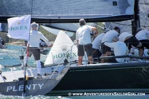 Skipper Alex Roepers and the Plenty team will be looking to defend its title after capturing the 2016 Rolex Farr 40 World Championship off Sydney, Australia photo copyright Adventures of a Sailor Girl taken at  and featuring the  class