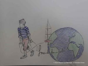 Day 96 – Alan Roura – La Fabrique – Vendée Globe photo copyright Alan Roura / La Fabrique / Vendée Globe taken at  and featuring the  class