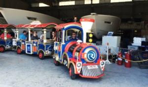 The Riviera Express factory tour photo copyright Gold Coast International Marine Expo taken at  and featuring the  class