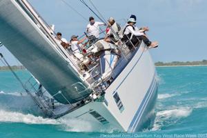 White Rhino upwind - Quantum Key West Race Week photo copyright Quantum Key West Race Week / PhotoBoat.com taken at  and featuring the  class
