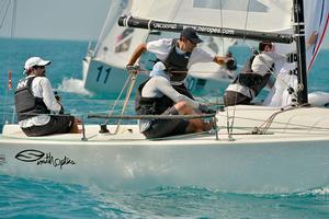 Tim Healy's New England Ropes made an impressive overtake of early series leader and defending champion Calvi Network in the J/70 class photo copyright Quantum Key West Race Week / PhotoBoat.com taken at  and featuring the  class