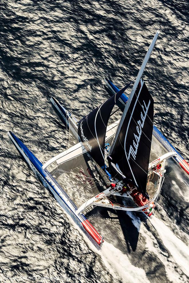 High-tech offshore trimaran, Maserati Multi70 - RORC Caribbean 600 © Guilain Grenier