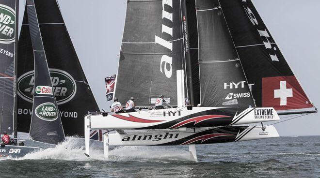 Ernesto Bertarelli will helm Alinghi in Oman © Lloyd Images/Extreme Sailing Series