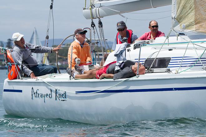 I am afraid this is a sport, Sport, not a chance for added rest! Super close eye on the trim of the main however.... Nice and bellied is it? - Club Marine Series ©  Alex McKinnon Photography http://www.alexmckinnonphotography.com