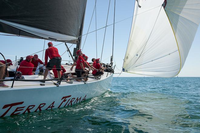Fixed keel Cookson 50, Terra Firma returned to the Bay with a win to boot! - Club Marine Series ©  Alex McKinnon Photography http://www.alexmckinnonphotography.com