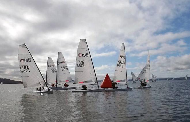 RS Aeros at the Frigid Digit Regatta 2017 © Doug Stumberger