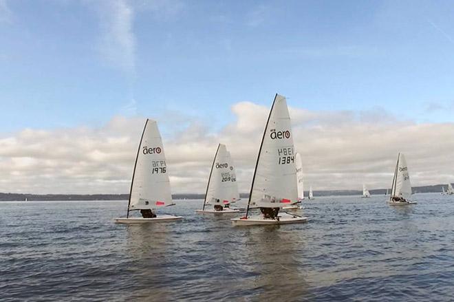 RS Aeros at the Frigid Digit Regatta 2017 © Doug Stumberger