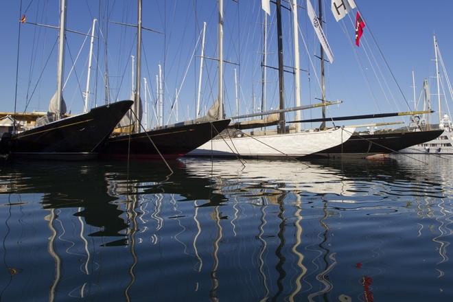 The magnificent J Class yachts show off their giant  ©  Ian Roman