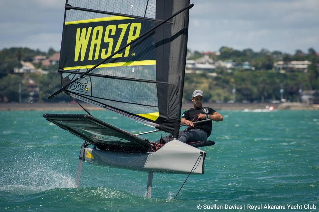 Scott Kennedy - WASZP Invitational February 11-12, 2017, Royal Akarana YC © Suellen Davies-Royal Akarana YC