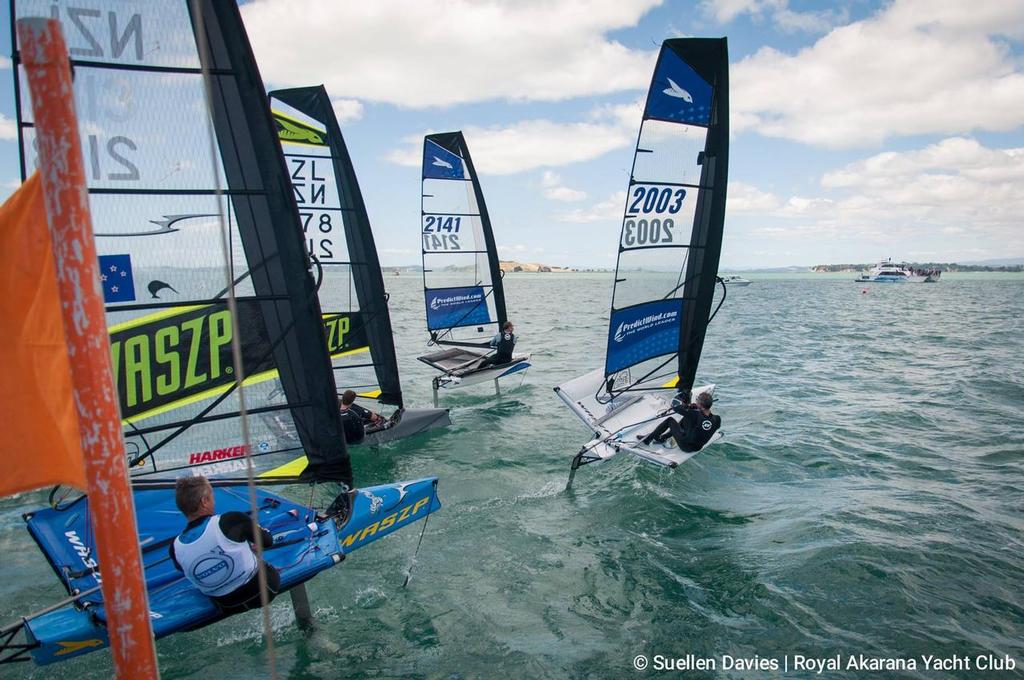 Start - WASZP Invitational February 11-12, 2017, Royal Akarana YC © Suellen Davies-Royal Akarana YC