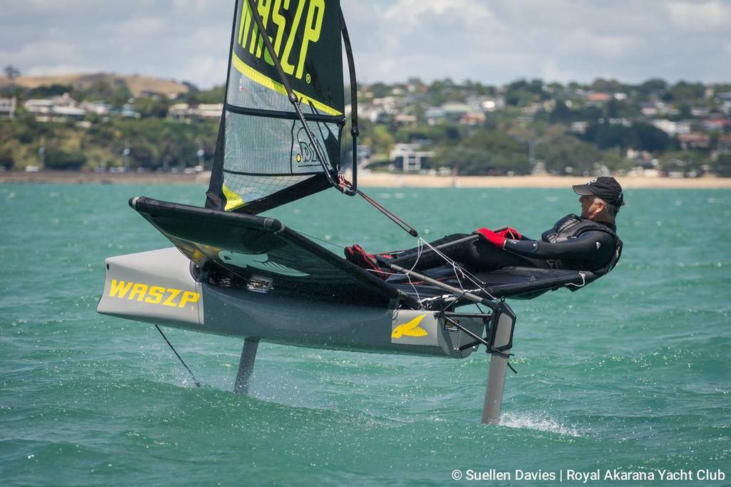 Glen Sowry - WASZP Invitational February 11-12, 2017, Royal Akarana YC © Suellen Davies-Royal Akarana YC