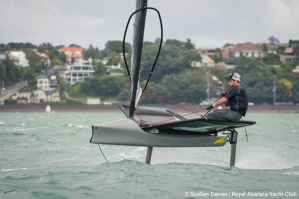 Scott Kennedy - WASZP Invitational February 11-12, 2017, Royal Akarana YC © Suellen Davies-Royal Akarana YC