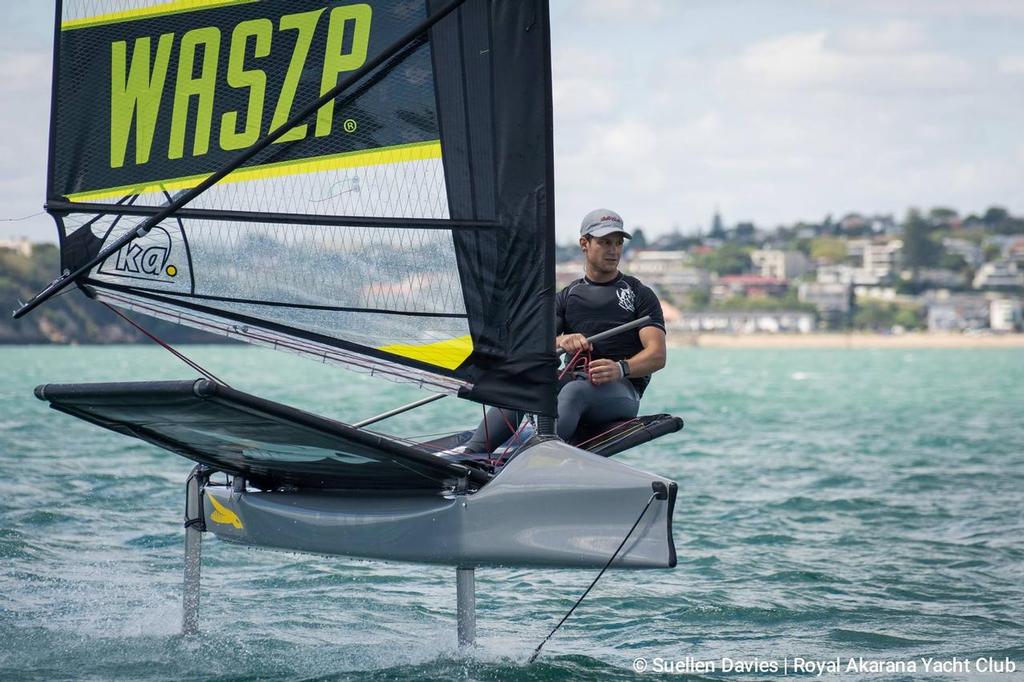 Scott Kennedy - WASZP Invitational February 11-12, 2017, Royal Akarana YC © Suellen Davies-Royal Akarana YC