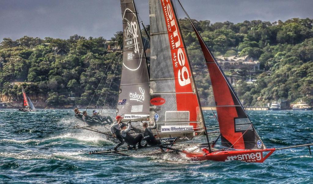 Race 1 - 2017 JJ Giltinan Trophy 18ft Skiff Championship, February 25, 2017 © Michael Chittenden 